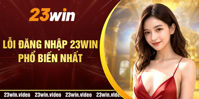 Lỗi đăng nhập 23win phổ biến nhất