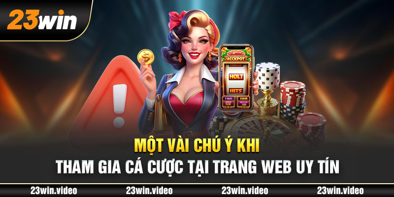 Một vài chú ý khi tham gia cá cược tại trang web uy tín